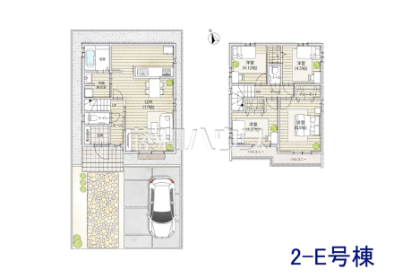 2E号棟　間取図　【調布市佐須町５丁目】