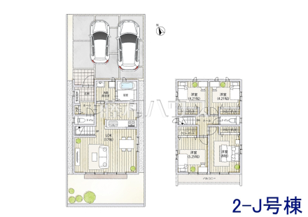 2J号棟　間取図　【調布市佐須町５丁目】