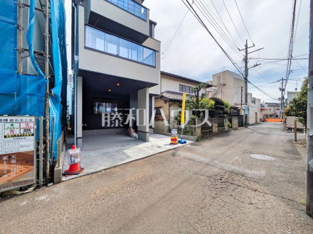 接道状況および現場風景　【西東京市ひばりが丘北４丁目】／撮影日2026/03/24