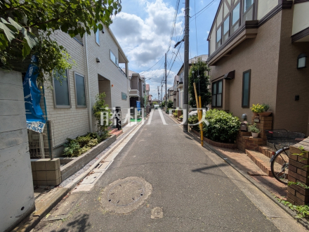 接道状況および現場風景　【杉並区今川４丁目】／撮影日2026/08/20