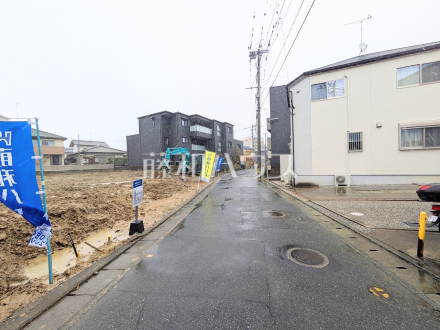接道状況および現場風景　【福岡市城南区田島３丁目】／撮影日2026/03/03