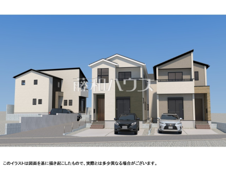 完成予想図（外観）　【福岡市城南区田島３丁目】