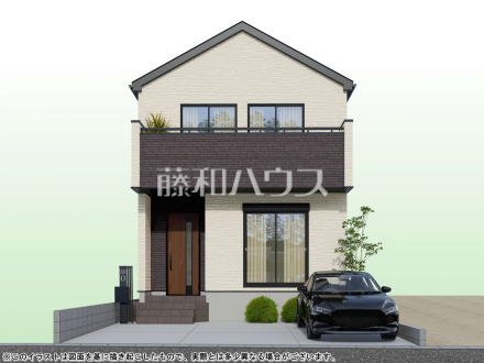 3号棟　完成予想図（外観）　【日野市落川】