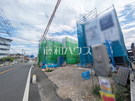 接道状況および現場風景　【朝霞市膝折町２丁目】／撮影日2026/05/03