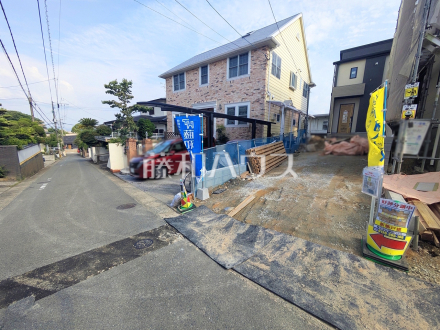接道状況および現場風景　【福岡市南区老司５丁目】／撮影日2026/06/06
