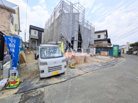 接道状況および現場風景　【福岡市南区老司５丁目】／撮影日2026/06/06