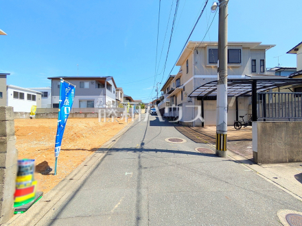 接道状況および現場風景　【福岡市東区名島５丁目】／撮影日2026/04/11