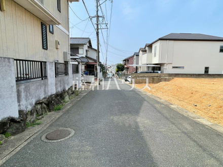 接道状況および現場風景　【福岡市東区名島５丁目】／撮影日2026/03/28