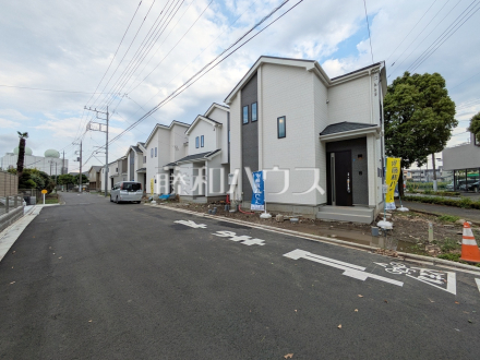 A号棟　接道状況および現場風景　【府中市日新町３丁目】／撮影日2026/06/12