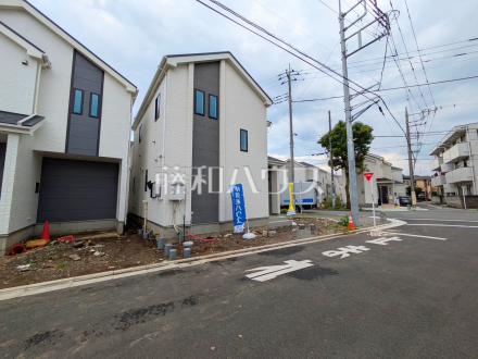 A号棟　接道状況および現場風景　【府中市日新町３丁目】／撮影日2026/06/12