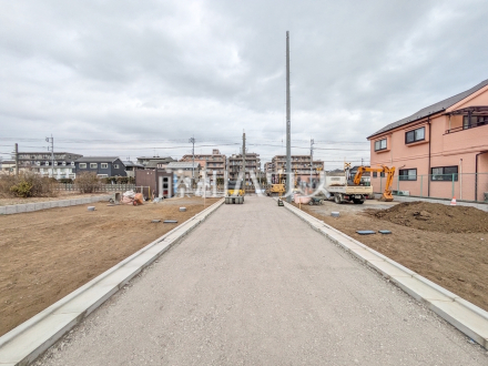 接道状況および現場風景　【小平市小川町１丁目】／撮影日2026/02/24