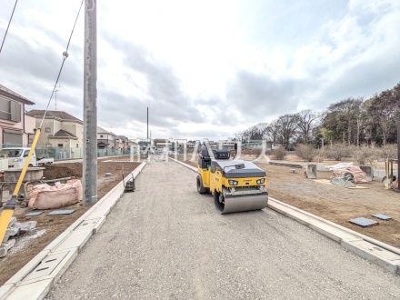 接道状況および現場風景　【小平市小川町１丁目】／撮影日2026/02/24