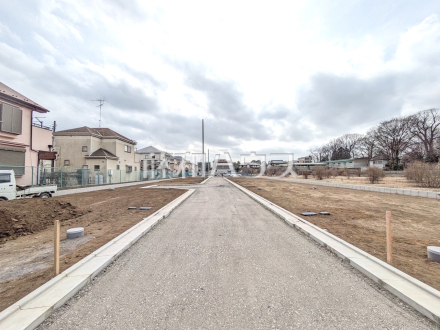 接道状況および現場風景　【小平市小川町１丁目】／撮影日2026/02/24