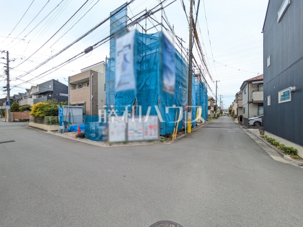 接道状況および現場風景　【小平市小川東町１丁目】／撮影日2026/04/28