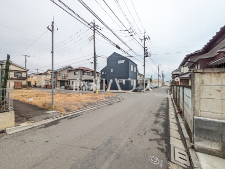 接道状況および現場風景　【小平市小川東町１丁目】／撮影日2025/12/25