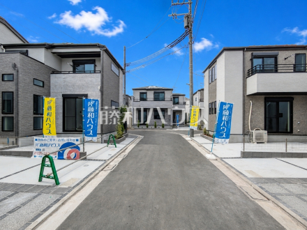 接道状況および現場風景　【立川市錦町６丁目】／撮影日2026/07/28
