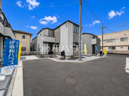 接道状況および現場風景　【立川市錦町６丁目】／撮影日2026/07/28