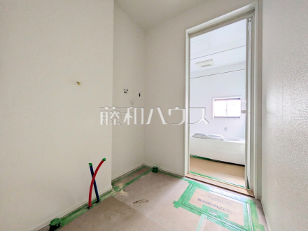 3号棟　洗面室（施工中）【府中市是政２丁目】／撮影日2026/05/15