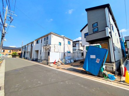 3号棟　接道状況および現場風景　【府中市是政２丁目】／撮影日2026/05/15