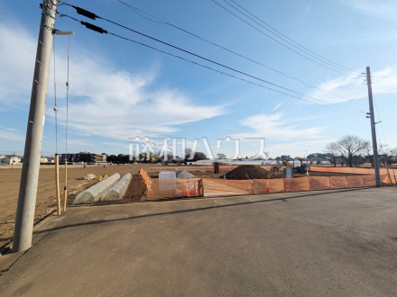 接道状況および現場風景　【清瀬市下清戸４丁目】／撮影日2026/02/21