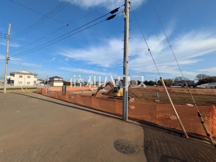 接道状況および現場風景　【清瀬市下清戸４丁目】／撮影日2026/02/21
