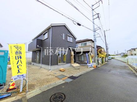 接道状況および現場風景　【調布市飛田給３丁目】／撮影日2026/04/23