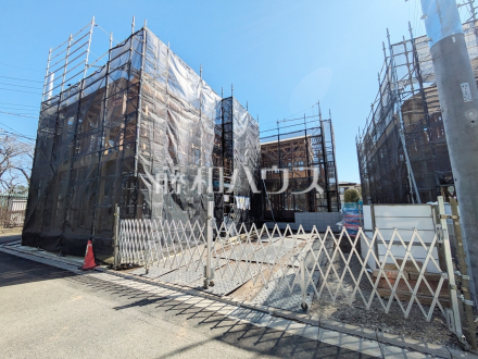 接道状況および現場風景　【調布市深大寺北町２丁目】／撮影日2026/03/08