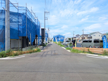 接道状況および現場風景　【国立市東３丁目】／撮影日2026/08/20
