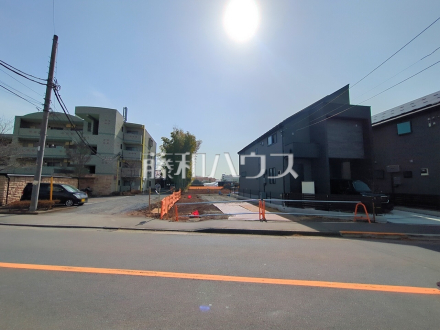 接道状況および現場風景　【立川市栄町２丁目】／撮影日2026/02/28