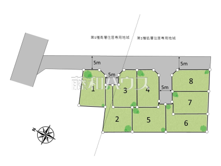全体区画図　【立川市栄町２丁目】