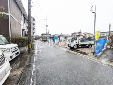 接道状況および現場風景　【春日市須玖南５丁目】／撮影日2026/02/27