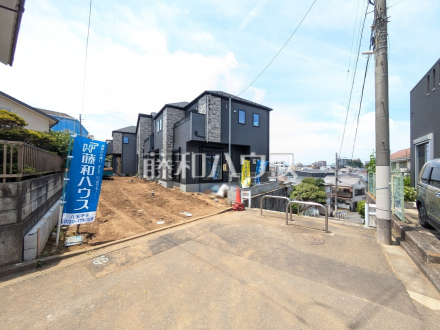 接道状況および現場風景　【八王子市上野町】／撮影日2026/07/11