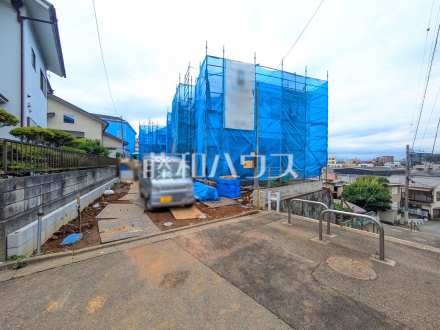 接道状況および現場風景　【八王子市上野町】／撮影日2026/06/05
