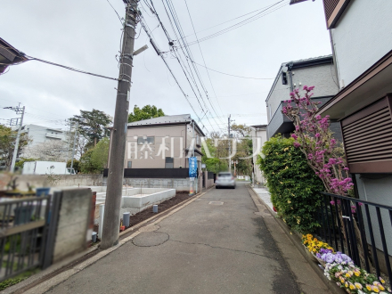 接道状況および現場風景　【新座市西堀２丁目】／撮影日2026/04/10