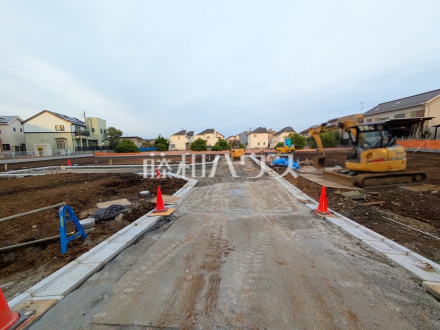 接道状況および現場風景　【立川市砂川町８丁目】／撮影日2026/04/24