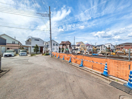 接道状況および現場風景　【立川市砂川町８丁目】／撮影日2026/04/24