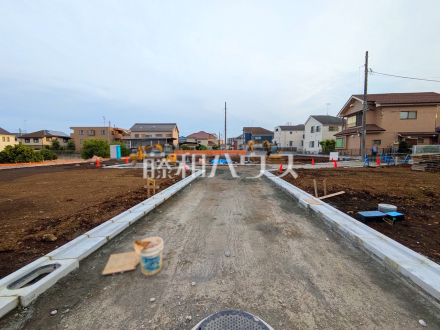 接道状況および現場風景　【立川市砂川町８丁目】／撮影日2026/04/24