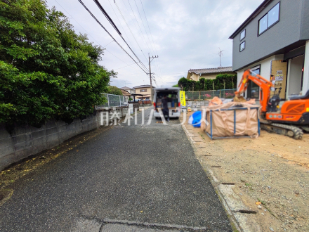 接道状況および現場風景　【福岡市城南区樋井川２丁目】／撮影日2026/05/21