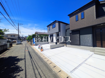 接道状況および現場風景　【福岡市城南区樋井川２丁目】／撮影日2026/07/11