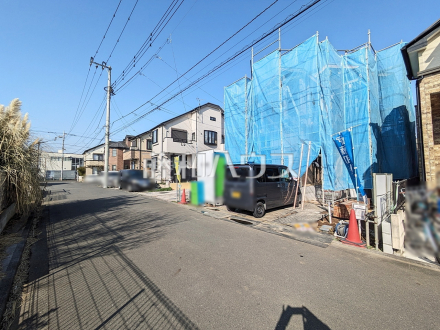接道状況および現場風景　【小平市小川町１丁目】／撮影日2026/03/21