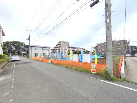接道状況および現場風景　【日野市神明１丁目】／撮影日2026/07/04