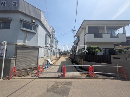 接道状況および現場風景　【清瀬市旭が丘３丁目】／撮影日2026/04/26