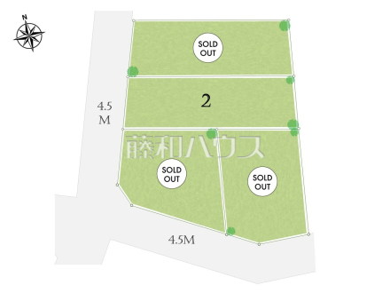 全体区画図　【府中市押立町２丁目】
