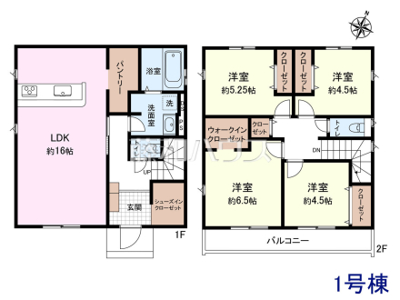 建物価格1500万円＋土地価格2690万円＝4190万円　
[参考プラン] 
建物価格：1,500万円（税込）　建物面積：99.36m&sup2;