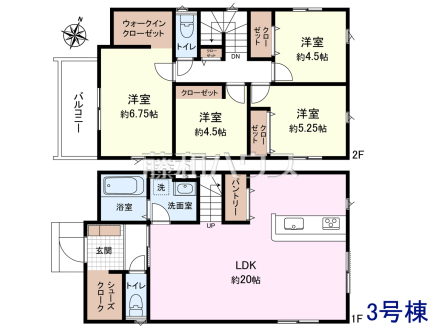 建物価格1500万円＋土地価格2290万円＝3790万円　
[参考プラン] 
建物価格：1,500万円（税込）　建物面積：100.4m&sup2;