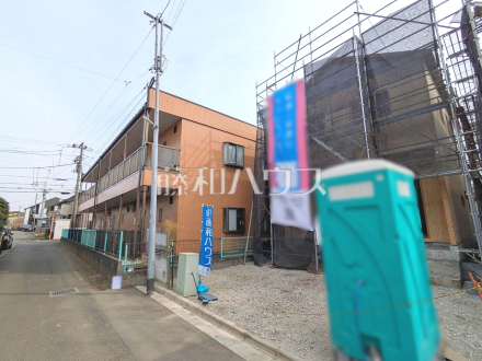 接道状況および現場風景　【三鷹市北野３丁目】／撮影日2026/03/22