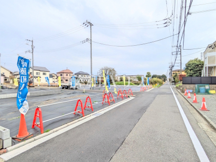接道状況および現場風景　【立川市若葉町３丁目】／撮影日2026/04/07