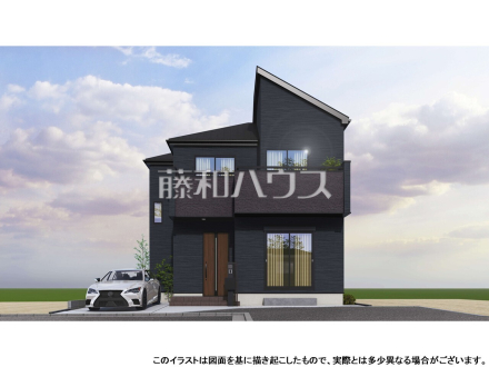 4号棟　完成予想図（外観）　【立川市若葉町３丁目】