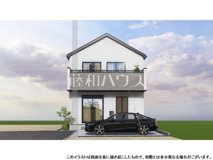 5号棟　完成予想図（外観）　【立川市若葉町３丁目】