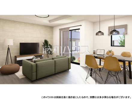 8号棟　完成予想図（内観）　【立川市若葉町３丁目】